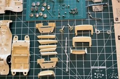 HTF OG VTG AMT 1959 FORD GALAXIE CONVERTIBLE #139 1-CK Car Kit Started + XTRAS