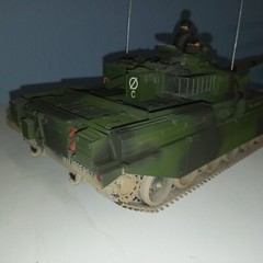 British Chieftain Mk5 Main Battle Tank scale model