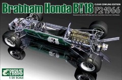 1/20 EBBRO #20025 Brabham Honda BT18 F2 1966 Clear Cowling Edition