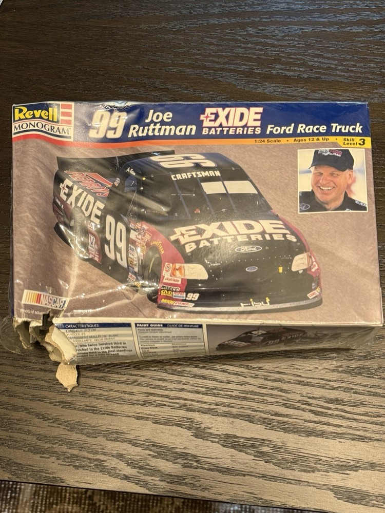 Revell #99 Joe Ruttman Exide Batteries Ford Race Truck 85-2529 Sealed Box