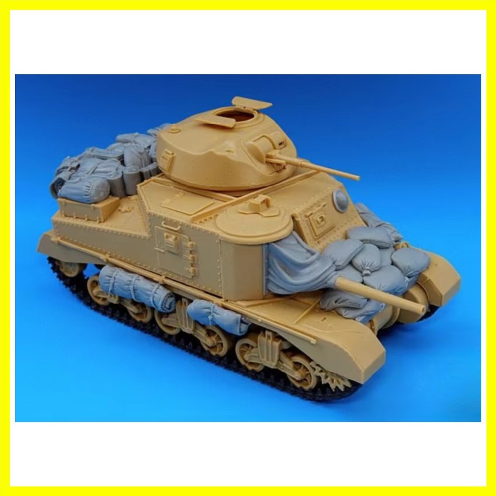 1/35 Scale Die-Cast Resin Model Assembled Kit M-3 Grant Tank Accessories Set …