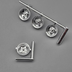 AMT 1/25 1969 Ford Galaxie Parts Kitbash Chrome Wheels 2