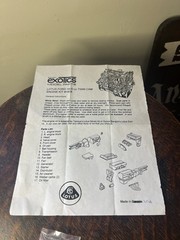 LOTUS FORD 1600cc TWIN CAM ENGINE KIT #1808 METAL MODEL