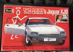 1/25 Revell Jaguar XJ-S The Saint’s TV Show Used-Missing Clear Parts-Snap Kit