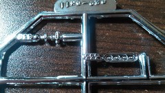 Amt Lot Of 2 65 Chevelle Wagon 1/25 Chevy 350 V8 Chrome Supercharger Engine Top