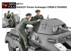 AFV Club Hobby Fan HF711 & HF717 German Early Panzer Crew 4 Figs – USA Shipping