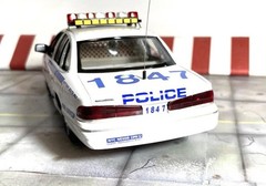 Nicely built 1/25 scale 1997 Ford Crown Victoria NYPD White Blue RMP READ