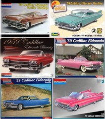 1959 Cadillac RADIATOR HOSES from Monogram 1:25 Model Kit 59