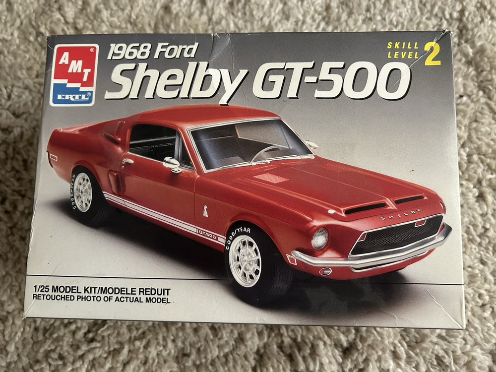AMT ERTL 1968 Ford Shelby GT-500 Mustang Model 6541 Sealed Packages 1/25 Scale