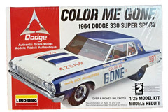 VTG. 1996 LINDBER 1:25 SCALE ” 1964 DODGE 330 SUPER STOCK ” COLOR ME GONE 72156