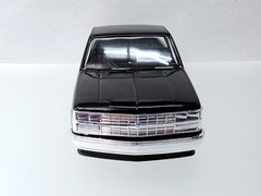 1988 CHEVROLET SILVERADO C-1500 SABRE BLACK PROMO MODEL KIT IN BOX VERY NICE!!!