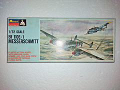 BF 110E-1 MESSERSCHMITT LONG RANGE FIGHTER WWII GERMAN 1:72 Modelcraft PL173
