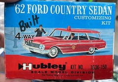 Hubley 163k 1962 Ford Country Sedan Station Wagon Vintage 1/25 McM KIT