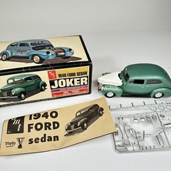 AMT TROPHY SERIES 1940 FORD SEDAN THE JOKER 1/25 SCALE 1960s Release – Assembled