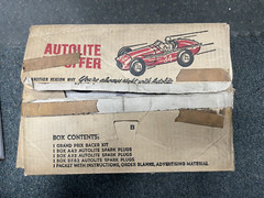 Strombecker Maserati 250F Slot Car Kit Racing 1/24 NOS 1959 Autolite Promo NIB