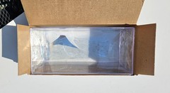 Lindberg 1/24 1/25 scale single model car plastic display case – chrome base NEW