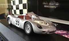 1/43 MINICHAMPS PORSCHE 718 RS 60, winner Water, silver, 1973, mint ++!
