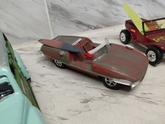 Model Junkyard/parts Plastic , Nice Custom Race Car Lot Of 5 Street Surf Rods
