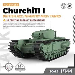 SS144564 V2.0 1/144 Model Kit British A22 Infantry MKIV Churchill I Tank 3DPRINT