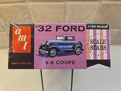 AMT Scale Stars ’32 Ford V-8 Coupe 1/32 scale !!Factory Sealed!!