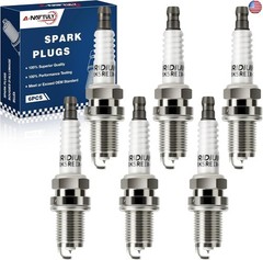 Iridium Spark Plugs 6 Pack 5464 BKR5EIX-11 Compatible with 2001-2009 Hyundai