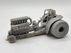 Mini V12 Pulling Tractor 1/25 Scale Resin Model Kit