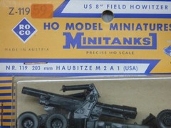 Roco Minitanks / (NEW) 1/87 WWII US M-2 A1 8″ 203mm Field Howitzer Lot #5578
