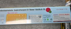 Bronco Models CB35038 1/35 5t “Diana” (Sd.Kfz.6/3) 7.62cm FK36(r) auf PzJgr NIB