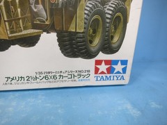 TAMIYA-U.S. 2 1/2 Ton 6X6 Cargo Truck 1:35th Scale Plastic Model Kit-SEALED