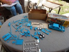 Vintage MPC Chevrolet Cavelier 1/25 Model Kit Parts Junkyard Estate Find