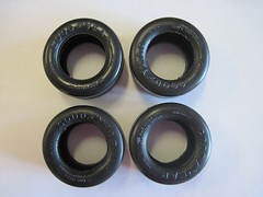 1/24th -1/25th scale Nascar set of 4 Goodyear Tires Raised Lettering