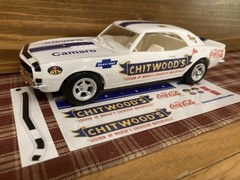 1968 CAMARO SS MPC AMT JOIE CHITWOOD THRILL SHOW MODEL CAR AMT “J-Kraft” DECAL .