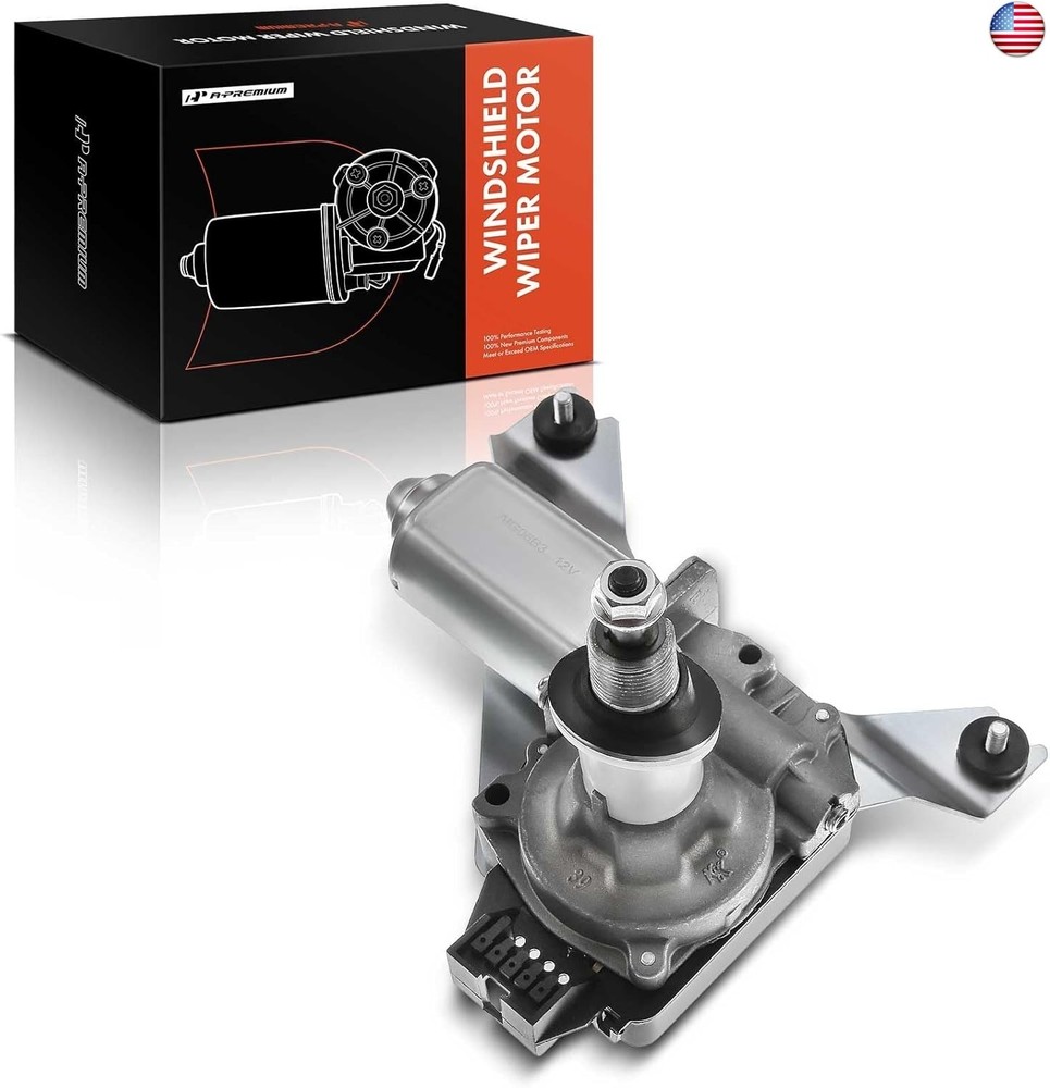 A-Premium Rear Windshield Wiper Motor Without Washer Pump Compatible with