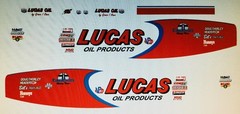 DECALS- Ron DeHoop ‘67 Chevelle, Sportsman drag racing series.