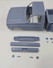 ABS-LIKE RESIN 3D PRINTED 1/25 1974 CHEVROLET C10 STEPSIDE BODY