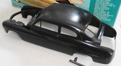 AMT TROPHY SERIES ’49 MERCURY 3 in 1 CUSTOMIZING KIT 1/25 black plastic