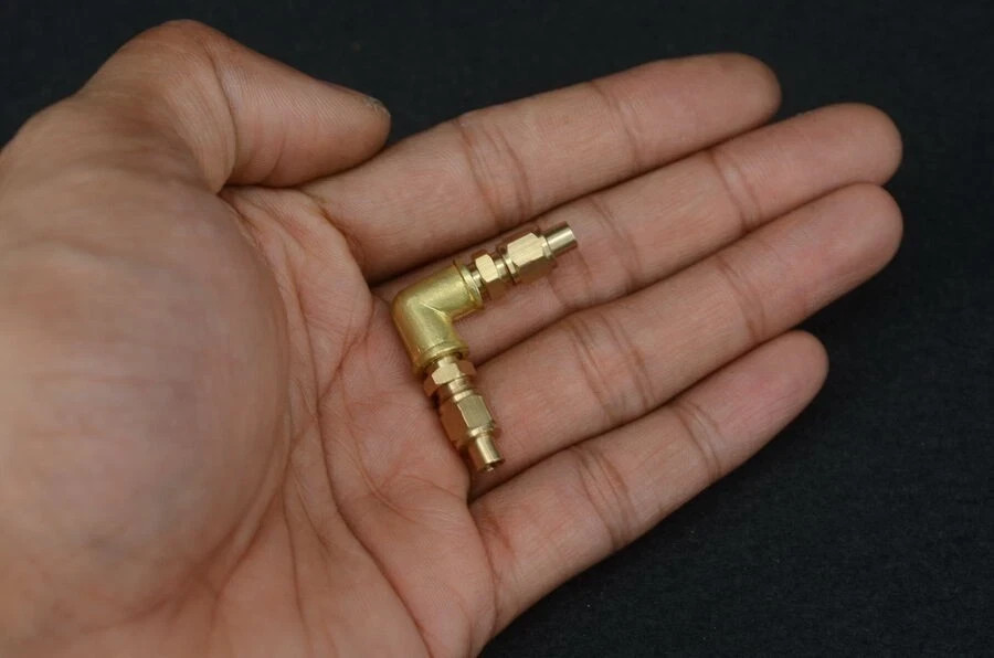 2pcs Live Steam 1/4″ x 40 Pipe Model Engineer 90° Elbow (DY-3)