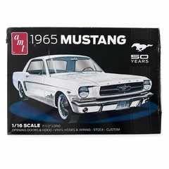 AMT 1965 Ford Mustang 1/16 Scale Model Kit Open Complete Unbuilt AMT872/06