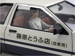 Aoshima 1/25 Initial D No.14 Takumi Fujiwara AE86 Trueno Plastic Model Kit