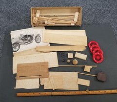 Hudson Miniatures Old Timers 1911 Mercer Wood Model Kit