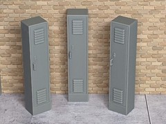 1/24 1/25 Scale Locker Set – For car garage or workshop diorama (set of 3)