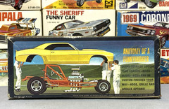 AMT 1969 CAMARO “FUNNY HUGGER” FUNNY CAR KIT#T344 MPC 1/25 ORIGINAL BOX ONLY..!!
