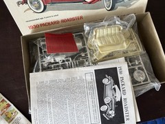 Vintage Gabriel Metal Model Kit 1/22 Scale Packard Roadster 1930
