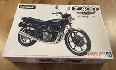 Aoshima Bunka Kyozaisha 1/12 The Bike Series No.34 Kawasaki Z400FX KZ400E ’79