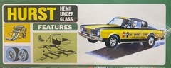 Hurst Hemi Under Glass Barracuda Drag Car Super Boss Funny car 1/25 AMT
