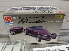 AMT ERTL Plymouth Prowler with trailer 1:25 Scale Model Kit# 8588