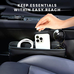 Car Seat Gap Filler Organizer-Storage for Phone, Keys, Wallets and Gadgets-Unive