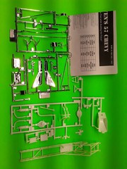 Mongoose 1957 57 Chevy Bel Air 1/24 Funny Car Frame Chassis Rear End Roll Cage