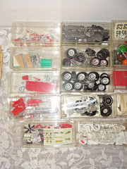 Vintage 1960 Car Model Kit LARGE LOT Wheels Parts 1/25 Scale AMT MPC Mopar