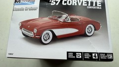 Monogram 1957 Corvette Convertible 1:24 Unassembled Model Kit 10852 2023 Hardtop